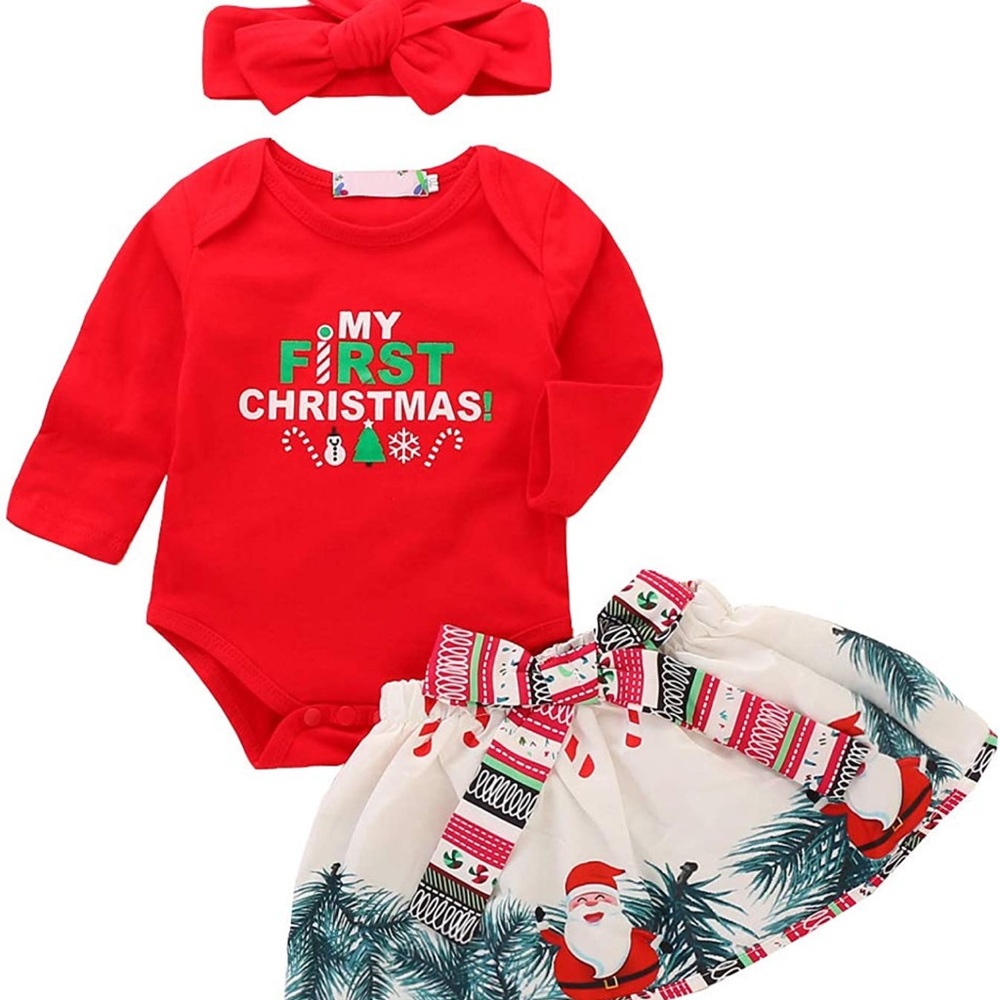 My First Christmas girl outfit